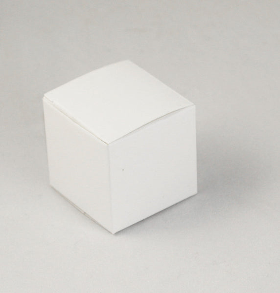 10 Pack Of White 5X5x8cm Square Cube Card Gift Box - Folding Packaging Small Rectangle/Square Boxes For Wedding Jewelry Party Favor Model Candy Chocolate Soap