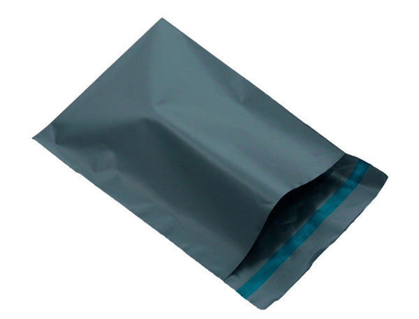 25 Pack - 400X300 Mm Grey Plastic Mailing Satchel Courier Bag Poly Postage Shipping Self Seal