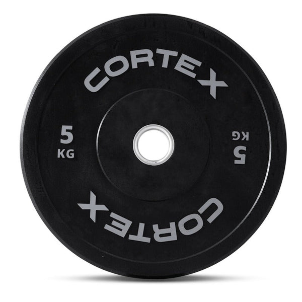 Cortex 5Kg Black Series V2 50Mm Rubber Olympic Bumper Plate - Pair