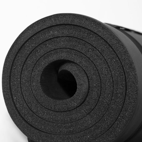 Cortex Yoga Mat 1.8M X 0.6M 15Mm In Black
