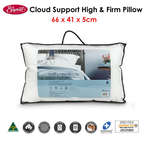 Easyrest Cloud Support High &Amp; Firm Pillow 66 X 41 5 Cm