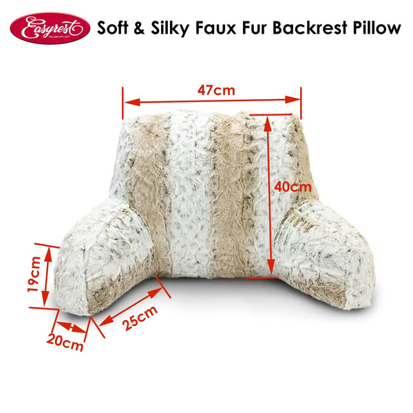 Easyrest Soft & Silky Faux Fur Backrest Pillow