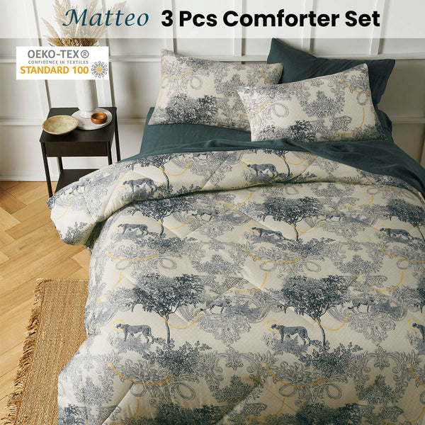 Big Sleep 3 Piece Matteo Comforter Set