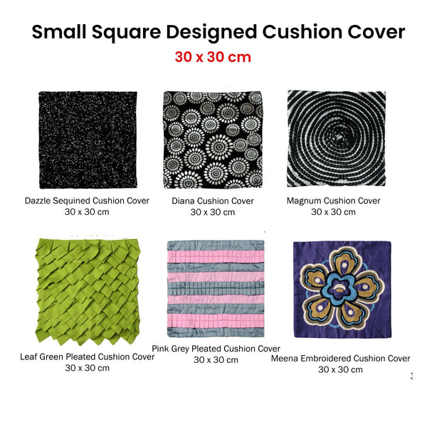 Small Designed Square Cushion Cover 30 X Cm Diana