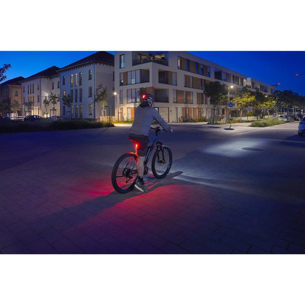 Fischer Led Bike Light Set 30Lux Usb With Rear Floor