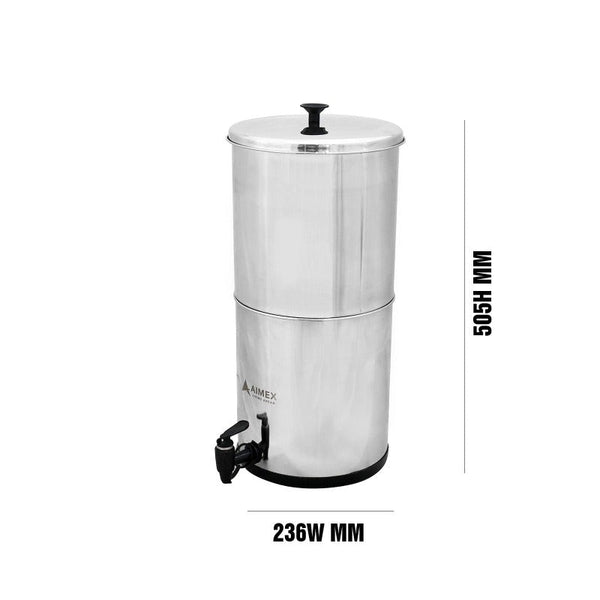 Aimex Water Stainless Steel 304 Filter System - White