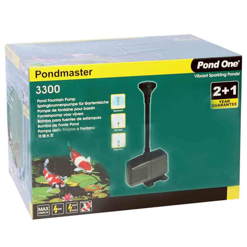 Pond One Pondmaster 3300 Fountain Pump Kit - 2800L/H