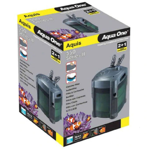 Aqua One Aquis 550 Series Ii Canister Filter 550L/H