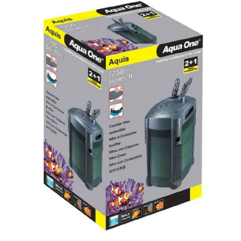 Aqua One Aquis 1250 Series Ii Canister Filter 1400L/H