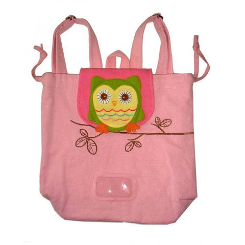 Owl Swim Bag Pinic Pink