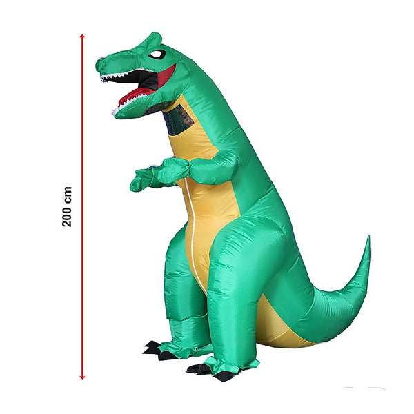 Dinosaur T-Rex Fancy Dress Inflatable Costume Tyrannosaurus Suit