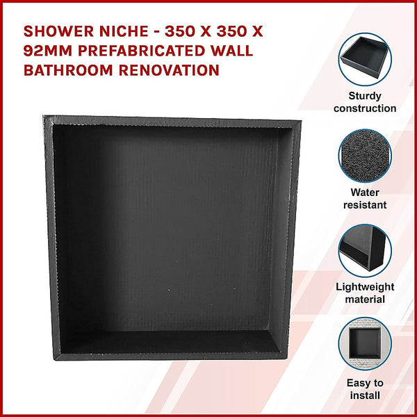 Shower Niche - 350 X 92Mm Prefabricated Wall Bathroom Renovation