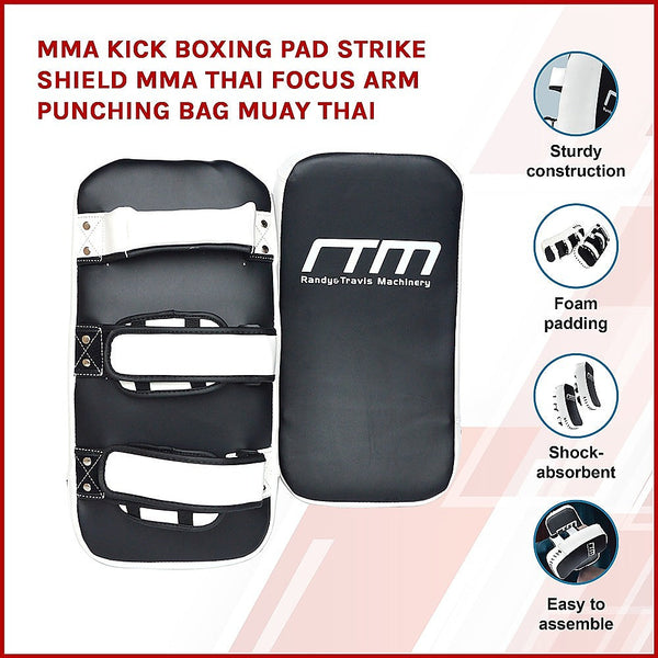 Mma Kick Boxing Pad Strike Shield Thai Focus Arm Punching Bag Muay