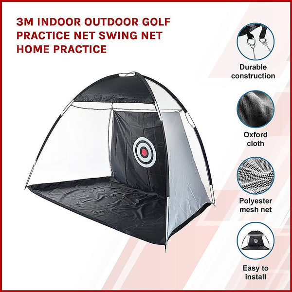 3M Indoor Outdoor Golf Practice Net Swing Home