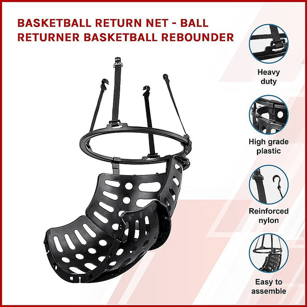 Basketball Return Net - Ball Returner Rebounder
