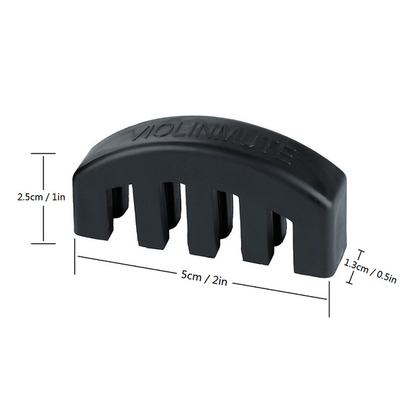 Violin Accessories Mute With 5 Prongs For 4 / And 3 Black