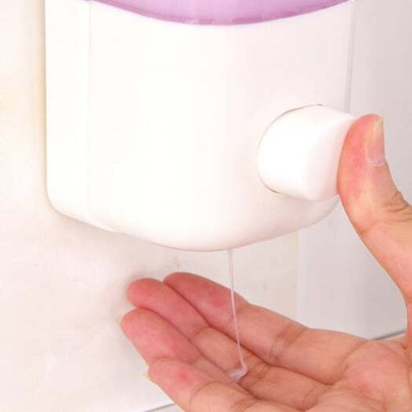 Wall Mounted Liquid Soap Dispenser Milk White Size