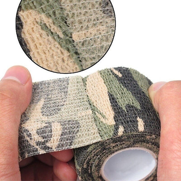 Adhesive Bandage Athletic Tape 5Cm X 4.5M Camouflage Sports Multicolour