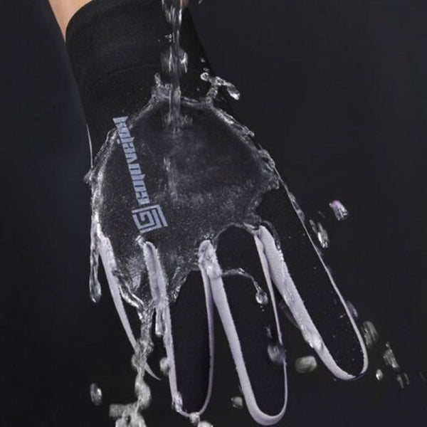 Waterproof Windproof Warm Touch Screen Full Finger Gloves Black Xl