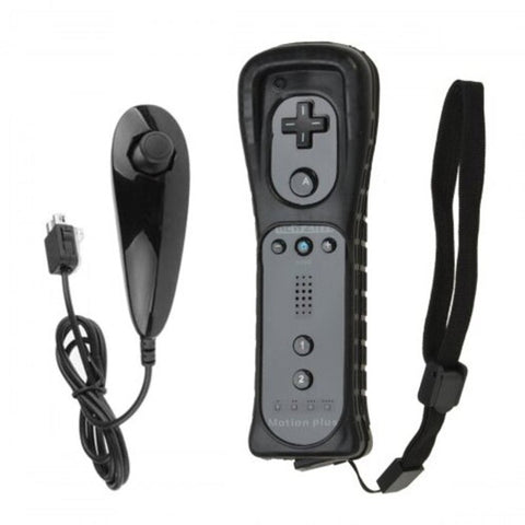 Wii Remote Nunchuk Controller Black