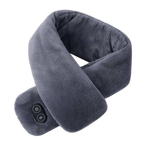 Winter Men And Women Usb Electric Heating Scarf 3 Gears 4 Modes Massage Ajustable Warmer Neck Guard Heated