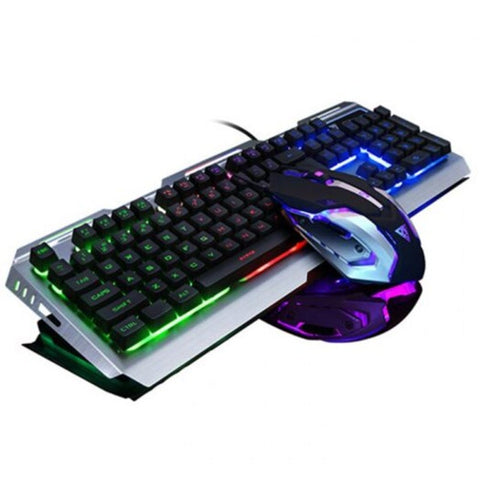 Rgb Laptop Gaming Plug Play Set With Backlight Keyboard Mouse