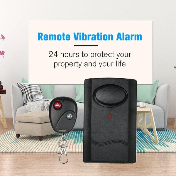 Wireless Remote Control Vibration Alarm Anti Theft Detector