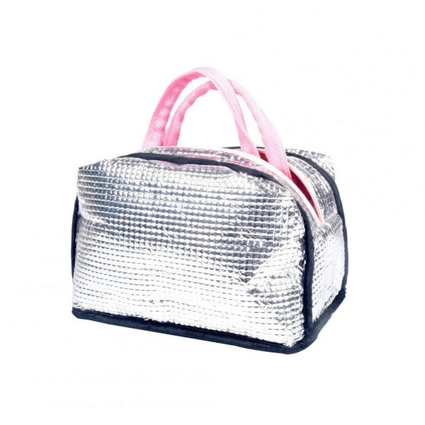 Women Fashion Zipper Portable Insulation Bag Cartoon Waterproof Lunch With Aluminum Foil