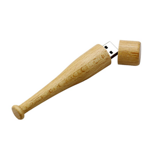 32Gb Usb Pen Drive Wooden Baseball Bat Model Flash Mini Memory Stick