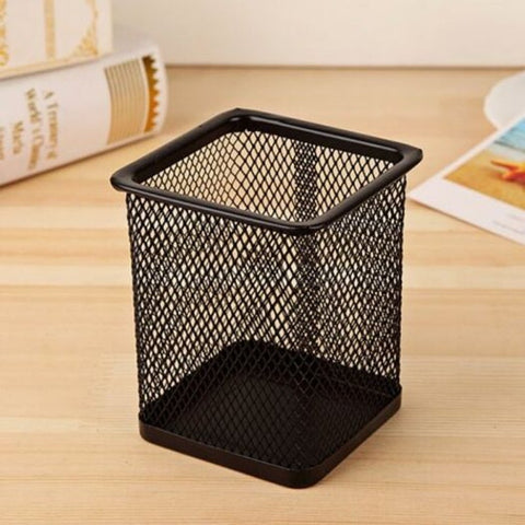 Pen Pencil Holder Container Organizer For Office School Black A