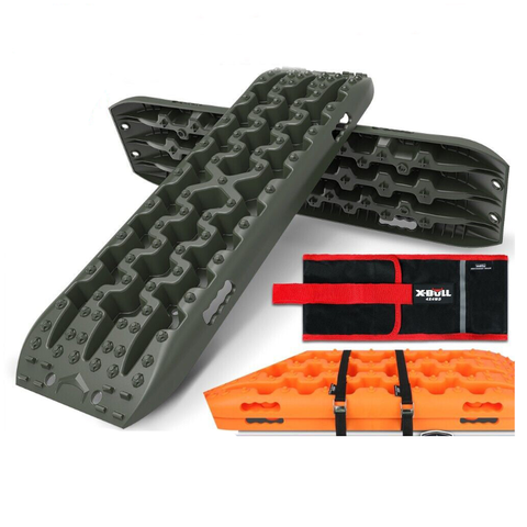 X-Bull Recovery Tracks Kit Boards 4Wd Strap Mounting 4X4 Sand Snow Car Qrange Gen3.0 6Pcs Olive