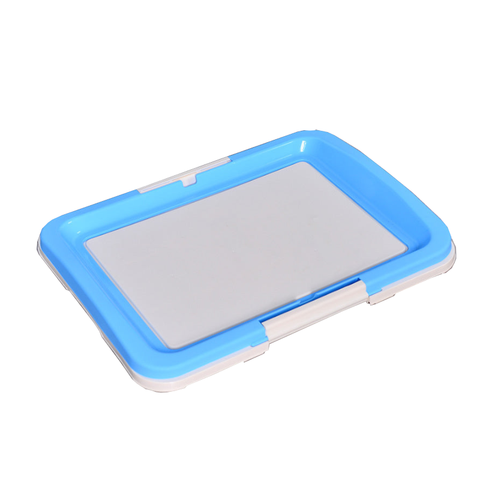Yes4pets Large Portable Dog Potty Training Tray Pet Puppy Toilet Trays Loo Pad Mat Blue
