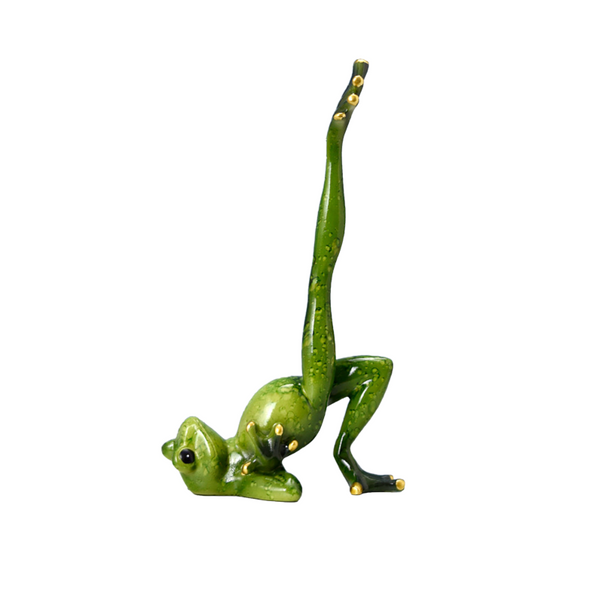 Yoga Frog Pastoral Resin Crafts Animal Ornaments