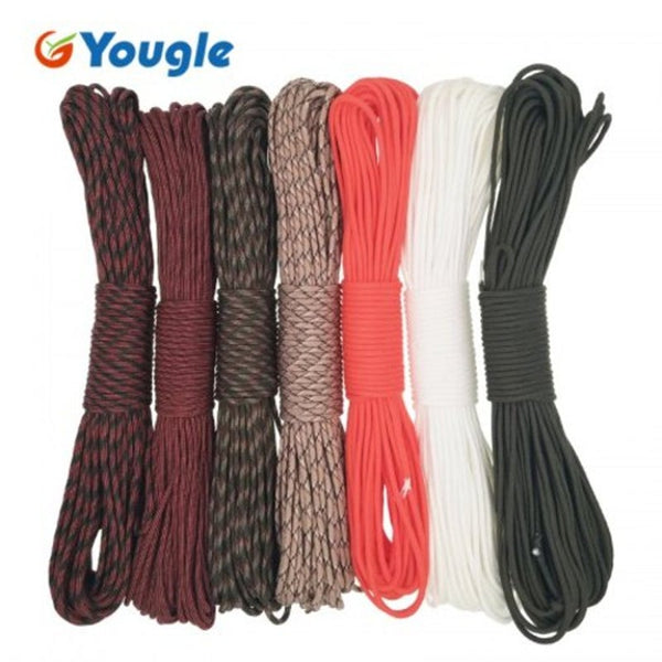 550 Paracord Parachute Cord Lanyard Tent Rope Mil Spec Type Iii 7 Strand 100Ft 259 Color 12 Number