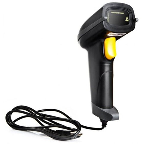A5l Wired Handheld Usb Interface Barcode Scanner Black