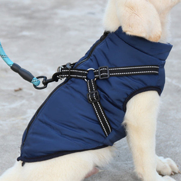 No Pull Harness Warm Dog Jacket