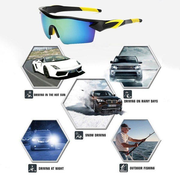 Outdoor Men And Women Explosion Proof Reflective Sunglasses 03