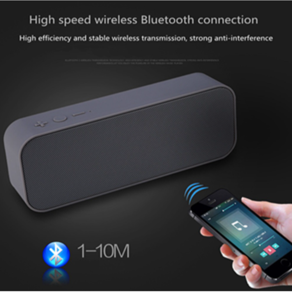 S300 C Wireless Outdoor Mobile Subwoofer Bluetooth Speaker For Ios And Android Smartphones Black