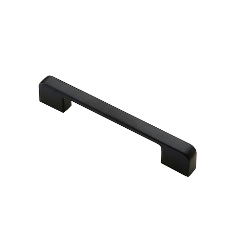 Zinc Kitchen Cabinet Handles Drawer Bar Pull Black Color Hole To Size 128Mm