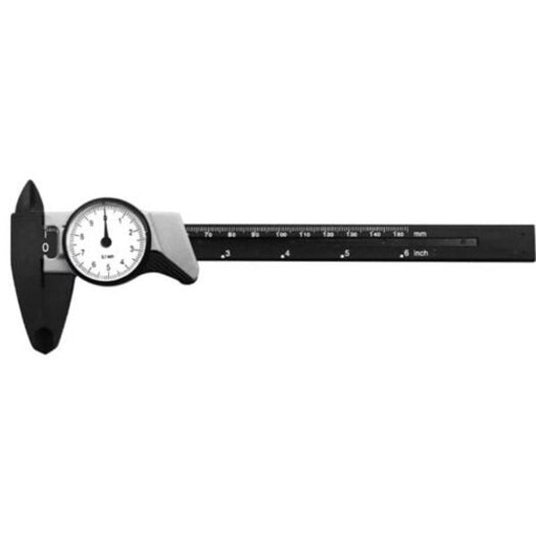 0 150Mm Plastic Table Vernier Caliper Black Vernier Calipers