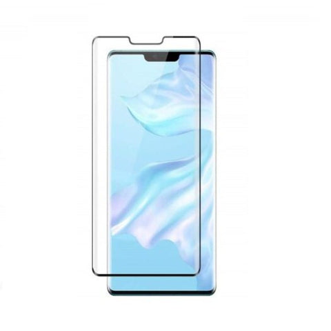 0.3Mm 9H 3D Curved Surface Full Screen Tempered Glass For Huawei Mate 30 Pro Black