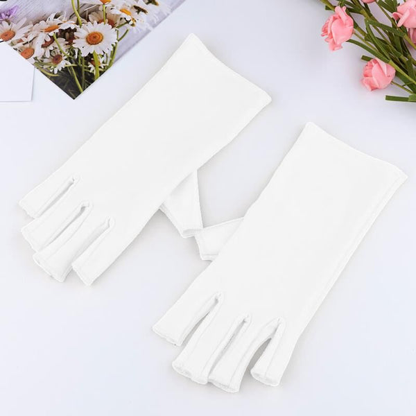 Manicure Uv Protection Gloves Half Finger Clothing In Various Colours Manicure & Pedicure Tools & Kits