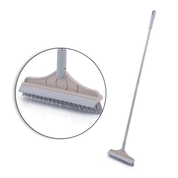 V Shape Floor Gap Cleaning Brush Broom Rubber Wiper Glass Scraper