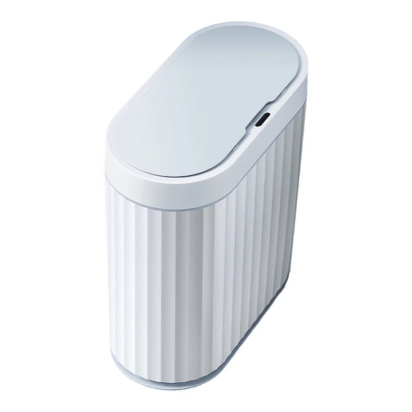 7/9L Automatic Sensor Trash Can Fashionable Roman Striped Bathroom Toilet Smart Kitchen Induction Garbage Bin Dustbin Rubbish Bins