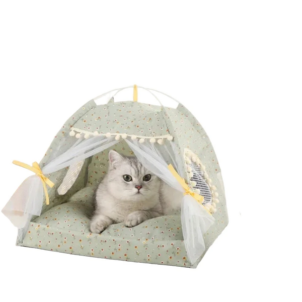 Pet Tent Bed Cats House Supplies Products Accessories Warm Cushions Furniture Sofa Basket Beds Winter Clamshell Kitten Tents Pet Beds