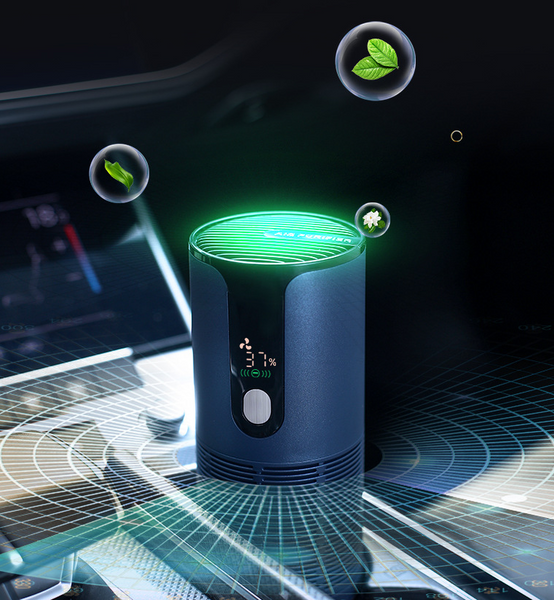 Intelligent Car Air Purifier For Formaldehyde And Smoke Removal Uvc Negative Ion Usb Car Disinfectant Air Purifiers