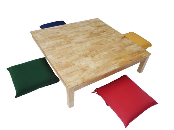 Square Low Table And 4 Cushions