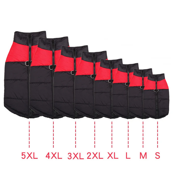 Waterproof Pet Dog Puppy Vest Jacket Winter Warm Clothes Padded Zipper Coat For Small Medium Large Dogs Dog Clothing & Shoes
