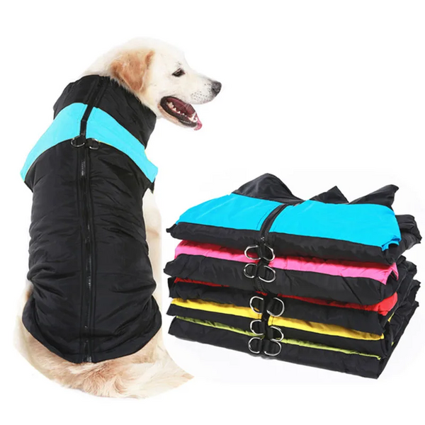 Waterproof Pet Dog Puppy Vest Jacket Winter Warm Clothes Padded Zipper Coat For Small Medium Large Dogs Dog Clothing & Shoes