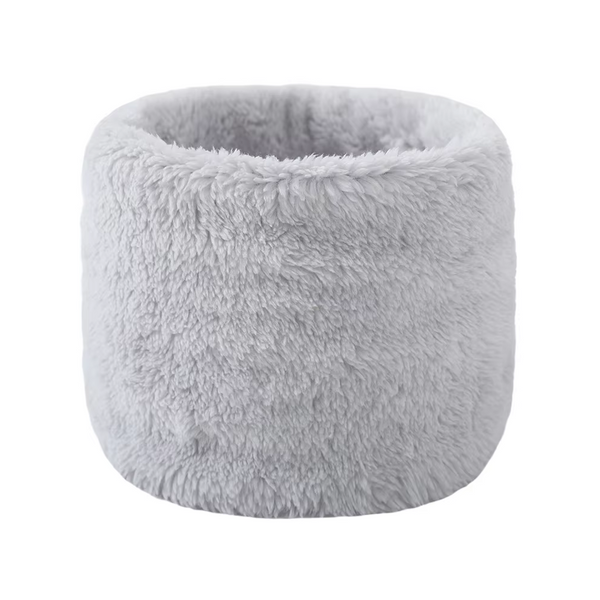 Winter Velvet Snood Thick Single Circle Plus Fleece Solid Colour Scarf Scarves